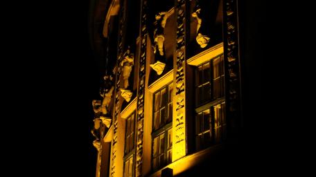 Nighttime Glow in Pesterzsebet Budapest wallpaper