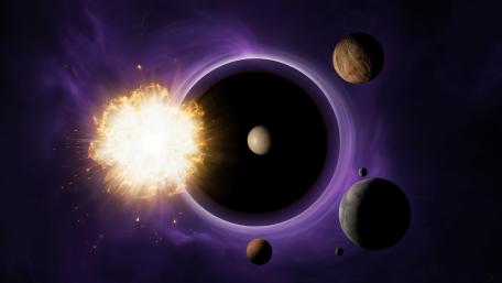 Hungry Black Hole wallpaper
