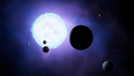 Celestial Symphony of Colorful Orbs and Mystical Glow wallpaper