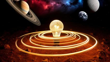 A Spacy Light wallpaper