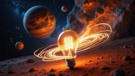A Cosmic Glow Ignites the Universe wallpaper