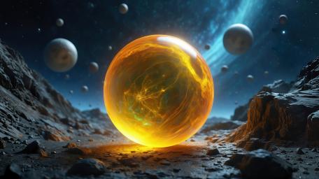 Marble In Outer Space wallpaper