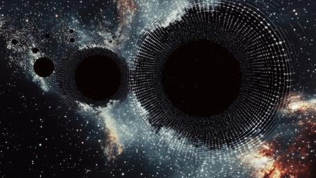 Wormhole Through the Cosmic Tapestry wallpaper
