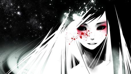 Ethereal Sadness in Anime Art wallpaper