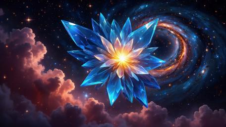 Space Crystal wallpaper