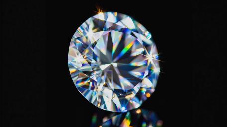Ethereal Gemstone in Digital Elegance wallpaper