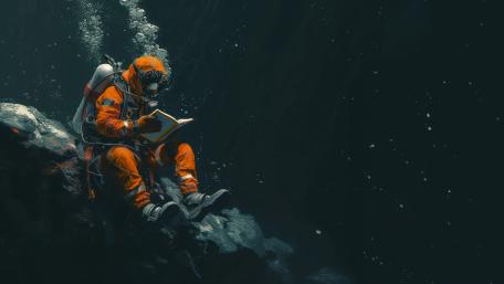 Underwater Adventure A Deep Dive into Reading wallpaper