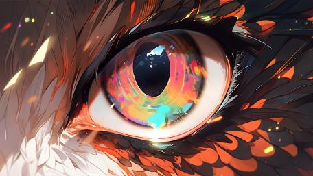 Mystical Gaze of the Elemental Creature wallpaper