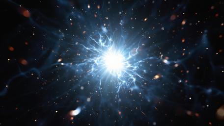 Cosmic Energy Exploding in Digital Universe wallpaper