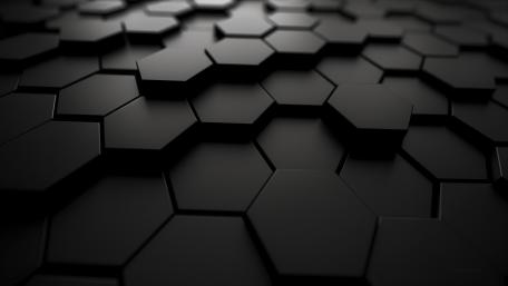 Hexagonal Depths 4K Abstract Wallpaper wallpaper