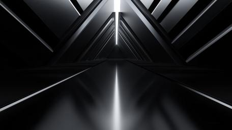 Tunnel of Light and Shadow wallpaper