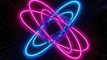 Space Neon wallpaper