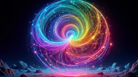 Rainbow Storm wallpaper