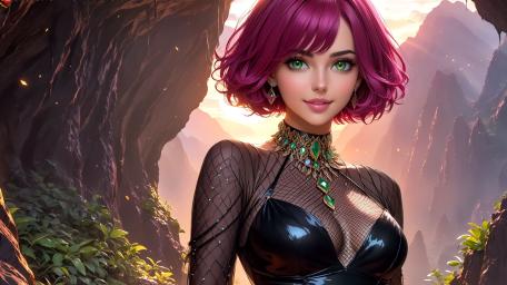 Enchanting Elegance in a Fantasy World wallpaper