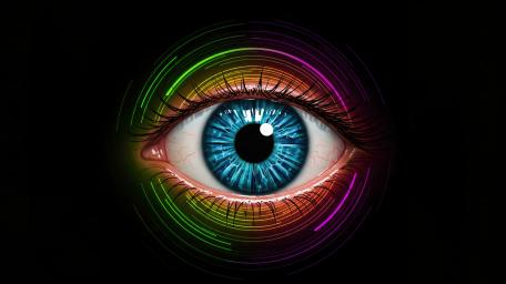 Big Blue Eye wallpaper