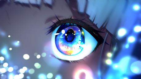 Vibrant Gaze Enchanted Aurora wallpaper