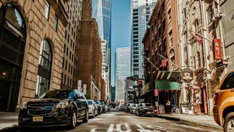 Lower Manhattan Urban Vibes wallpaper
