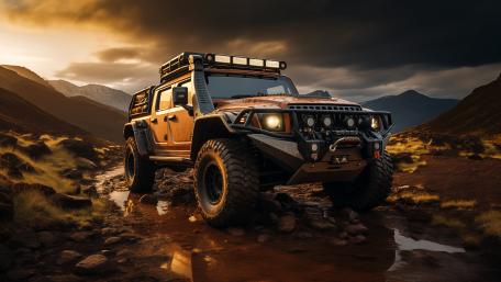 Jeep Adventure: Conquer the Wild in 4K wallpaper