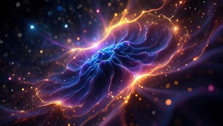 Mystical Energy Flow in the Cosmos wallpaper