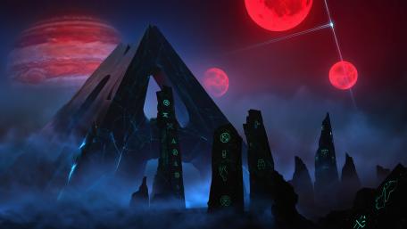 Mysterious Runes wallpaper