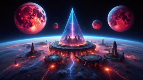 Clear Pyramid wallpaper