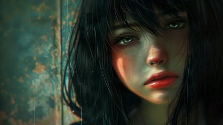 Emotional Glimpse into the Soul of an AI Creation wallpaper