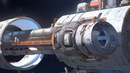 Space Fantasy Journey in a Sci-Fi Universe wallpaper