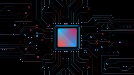 Minimal Circuit Core Design in 4K wallpaper