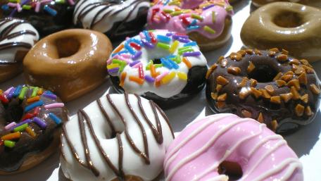 Doughnut Delight A Collection of Colorful Confections wallpaper