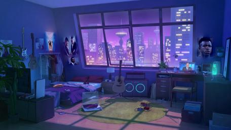Lofi Anime Bedroom Ambiance wallpaper