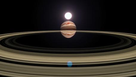Here Comes the Sun: Celestial Ringed Beauty wallpaper