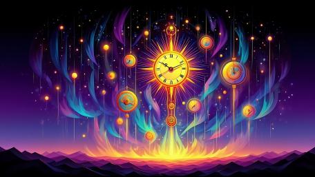 Cosmic Time wallpaper