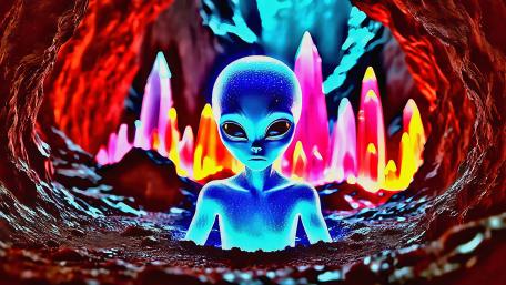 Vibrant Alien wallpaper