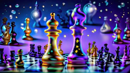 Psychodelic Chess wallpaper