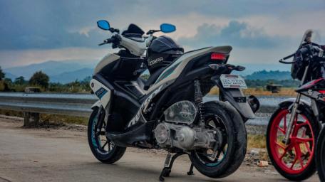 Sleek Motorcycle on the Open Road wallpaper