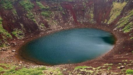 Tranquil Beauty of a Crater Lake wallpaper