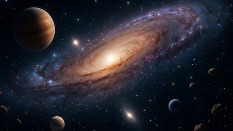 Majestic Andromeda Galaxy wallpaper
