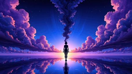 Cosmic Reflection wallpaper