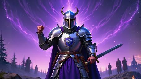 Cosmic Knight wallpaper