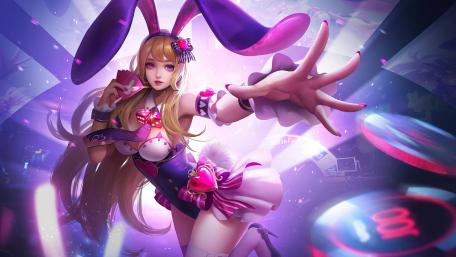 Bunny Girl in Vibrant Anime Fantasy wallpaper