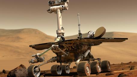 Mars Rover Curiosity Exploring the Red Planet wallpaper
