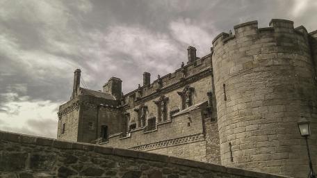 Majestic Kilkenny Castle in Timeless Stonecraft wallpaper