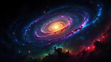 Cosmic Swirl wallpaper