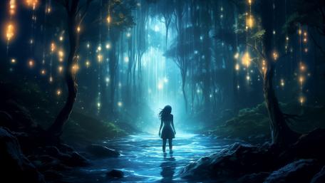 Enchanted Forest: A Journey Through Darkness and Magic wallpaper