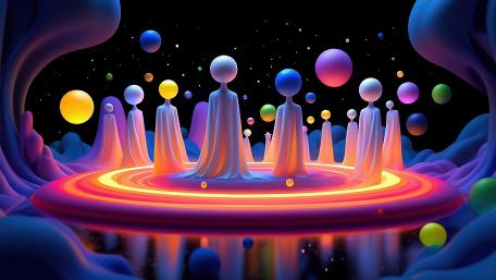 Planet Heads wallpaper