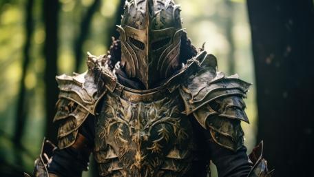 Enchanted Forest Guardian Knight wallpaper