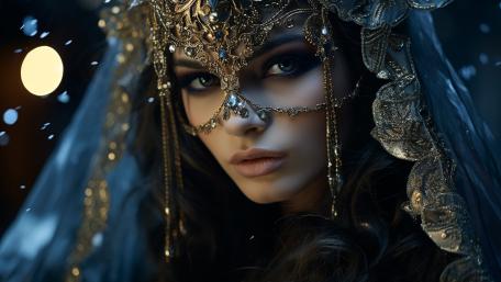 Mystical Allure of the Masquerade Ball wallpaper