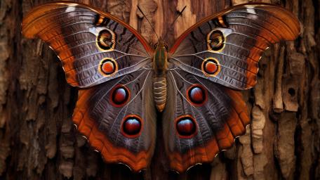 Butterfly Symphony: A Stunning Artistic Expression wallpaper