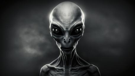 Alien Gaze Into the Unknown wallpaper