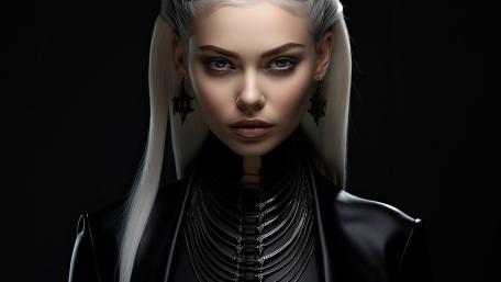 Ethereal Elegance in AI Artistry wallpaper